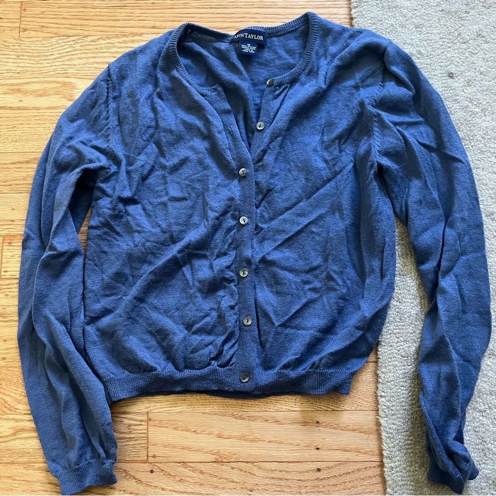 Vintage Ann taylor wool cardigan